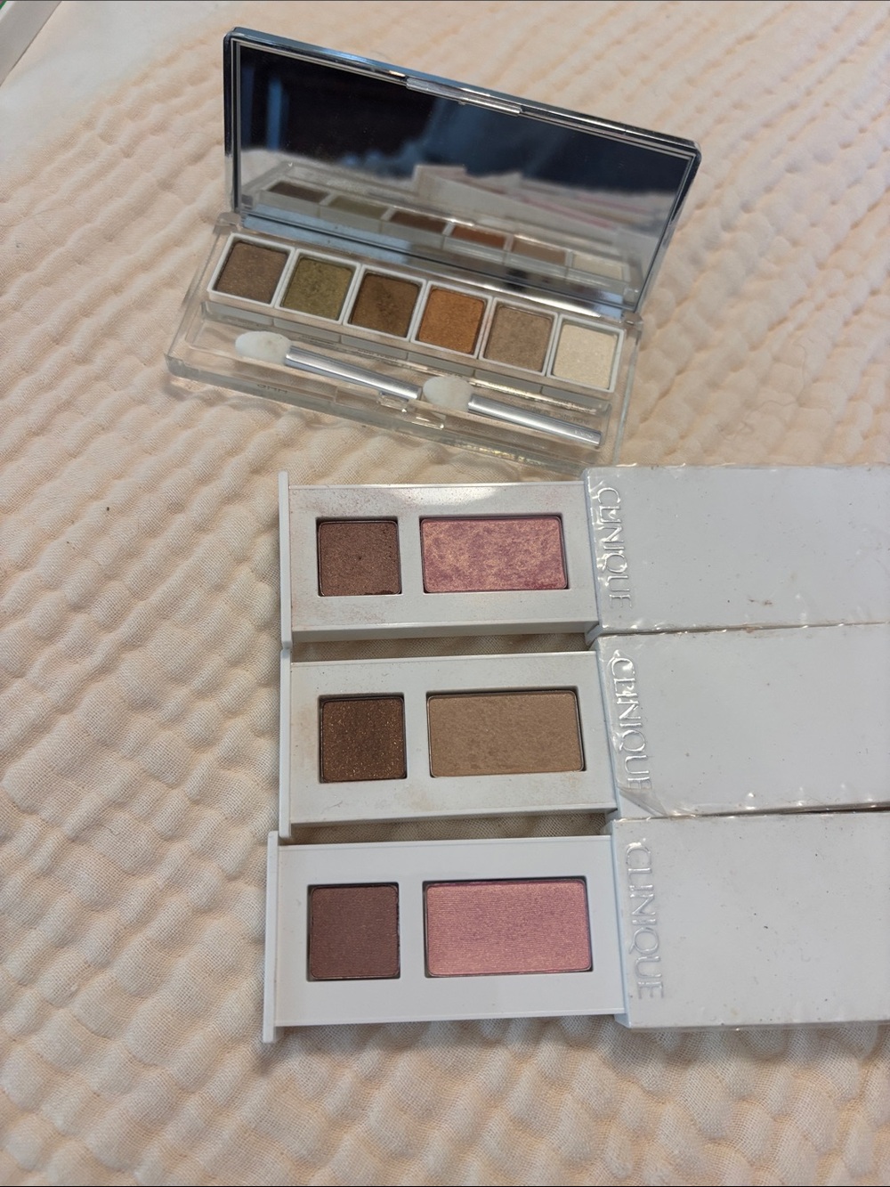 Clinique Pink & Brown Eyeshadow Mini Palettes Set